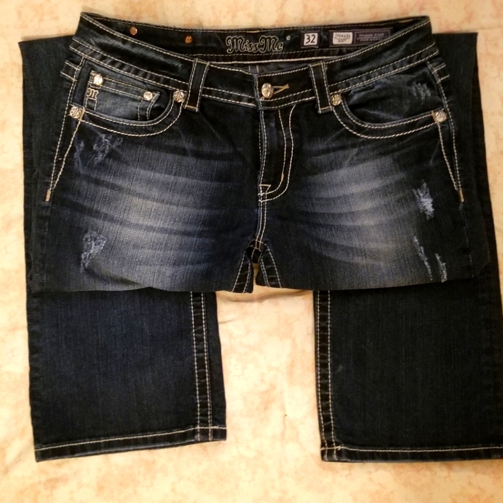 Miss Me JP5468B Boot cut Distressed Jean's